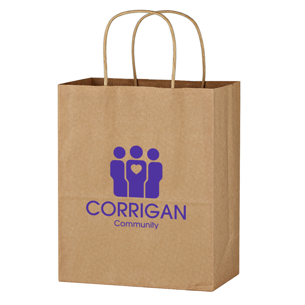 Kraft Paper Brown Shopping Bag - 13" x 17"
