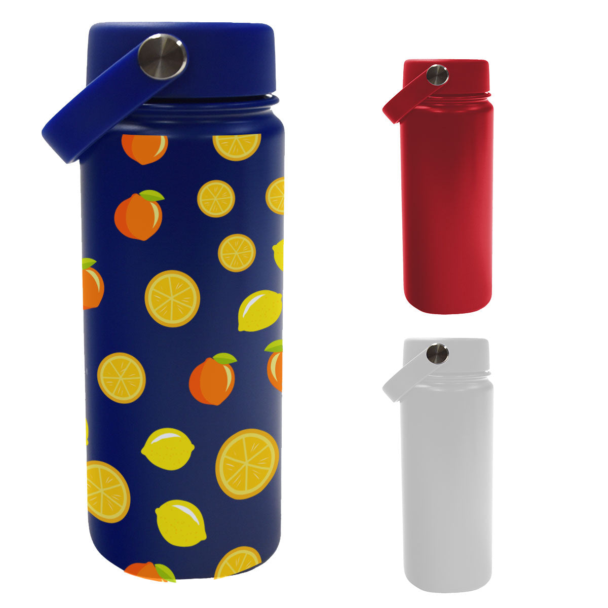 22 Oz. Full Color Hudson Stainless Steel Bottle