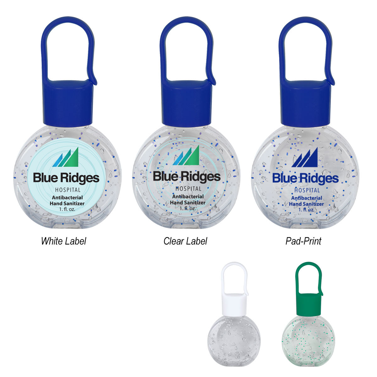 1 Oz. Hand Sanitizer With Color Moisture Beads