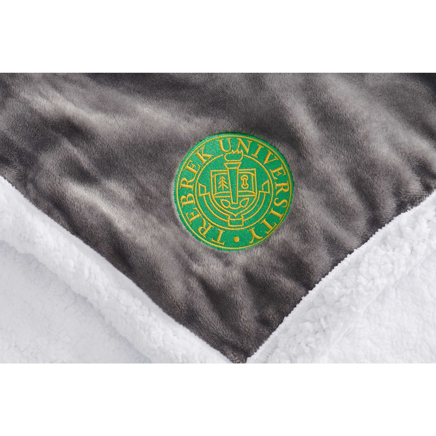 Field & Co. Chevron Striped Sherpa Blanket