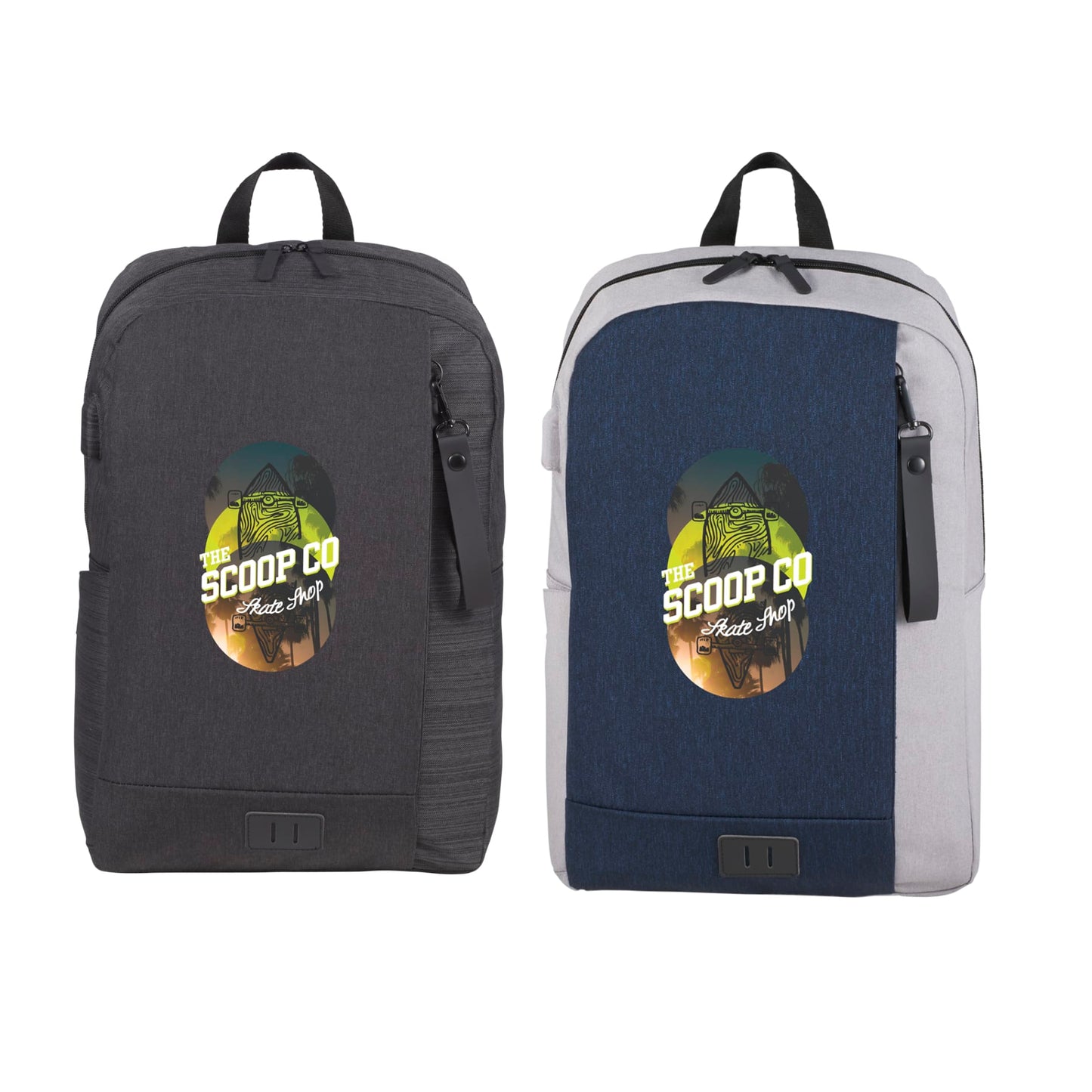 NBN Whitby Slim 15in Computer Backpack w/ USB Port