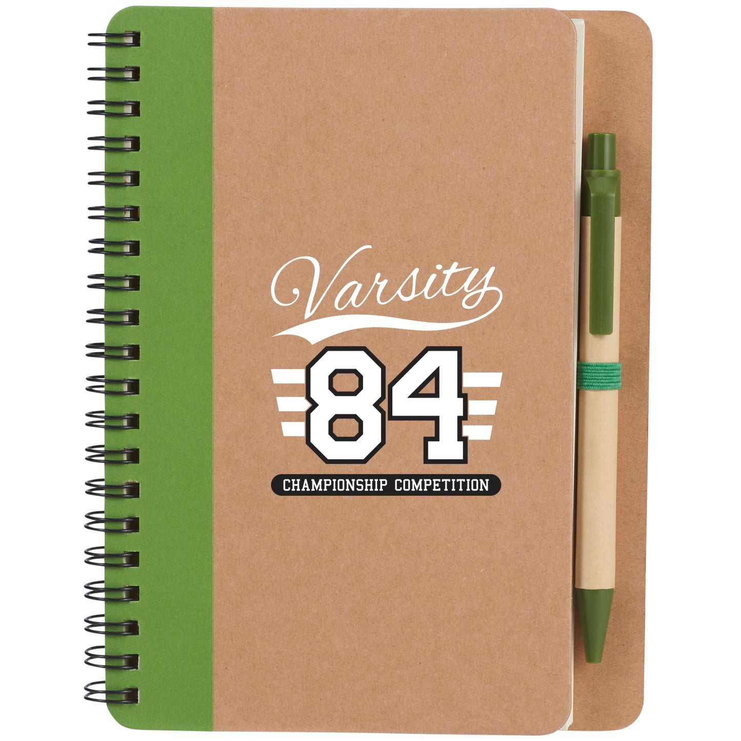 5in x 7in Eco Spiral Notebook with Pen