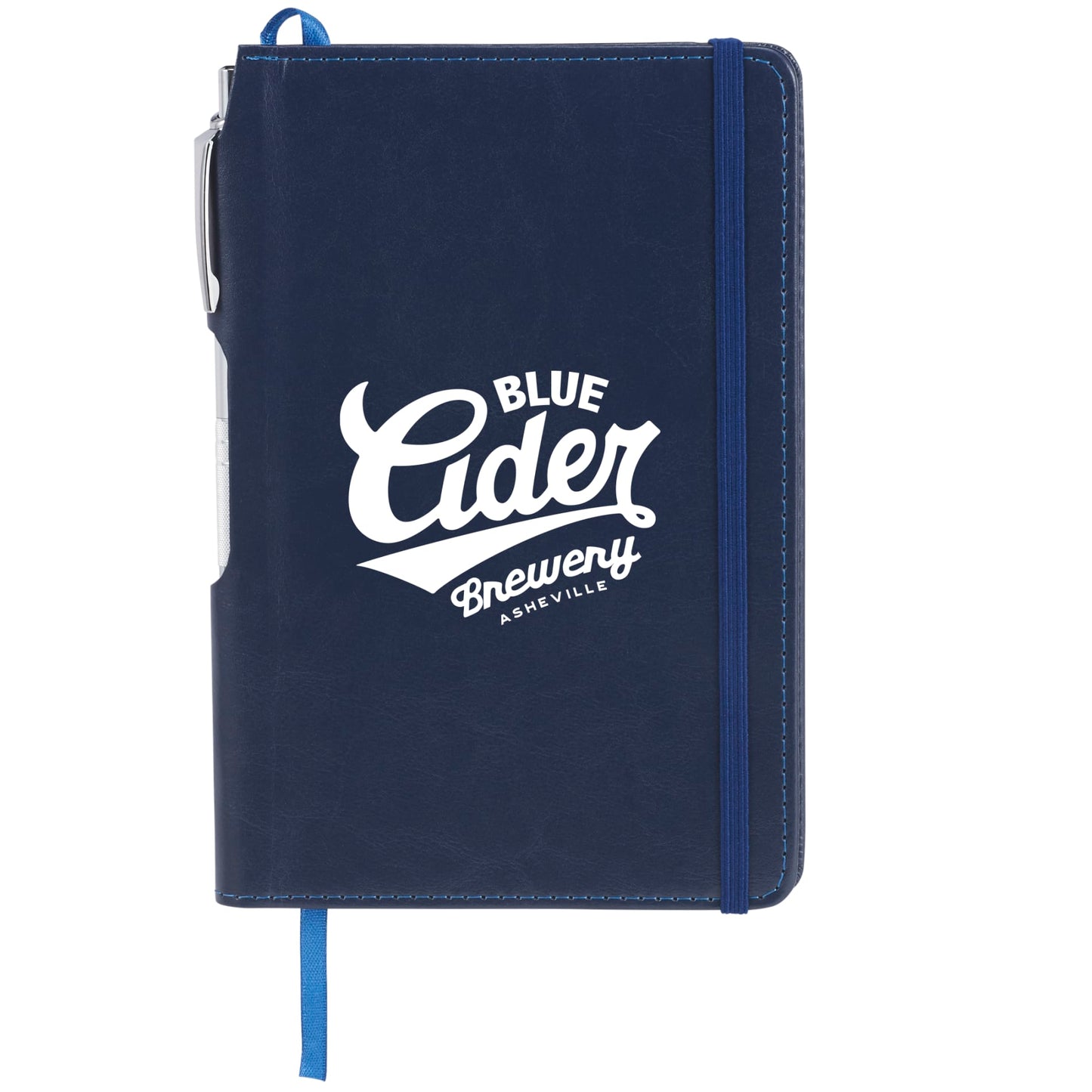 6in x 8.5in Viola Bound Notebook with Pen