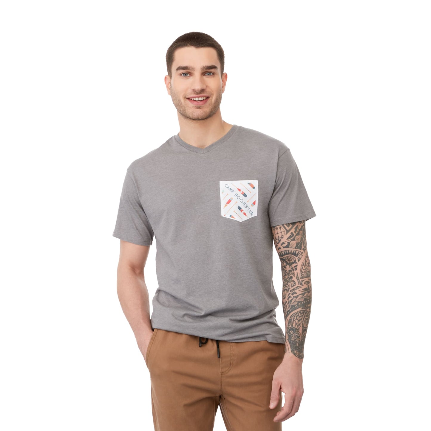 Mens MONROE Short Sleeve Pocket Tee
