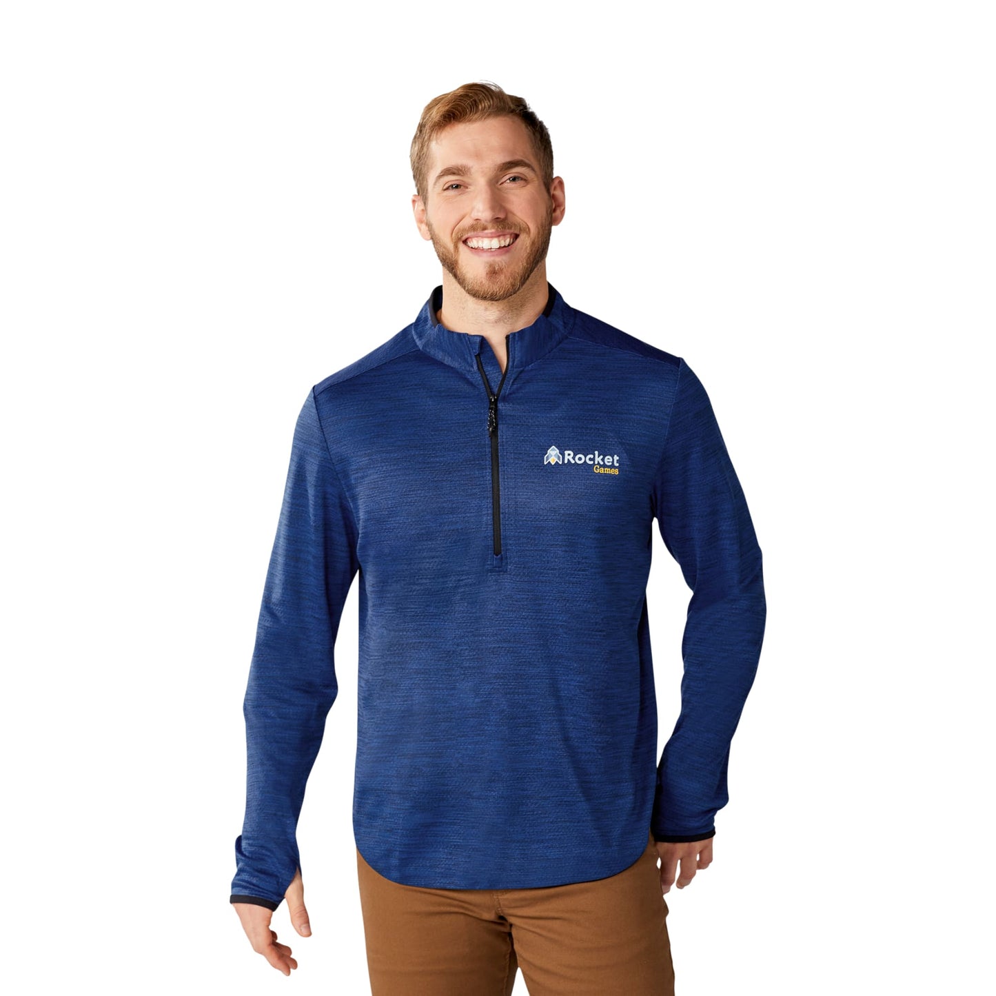 Mens MATHER Knit Half Zip