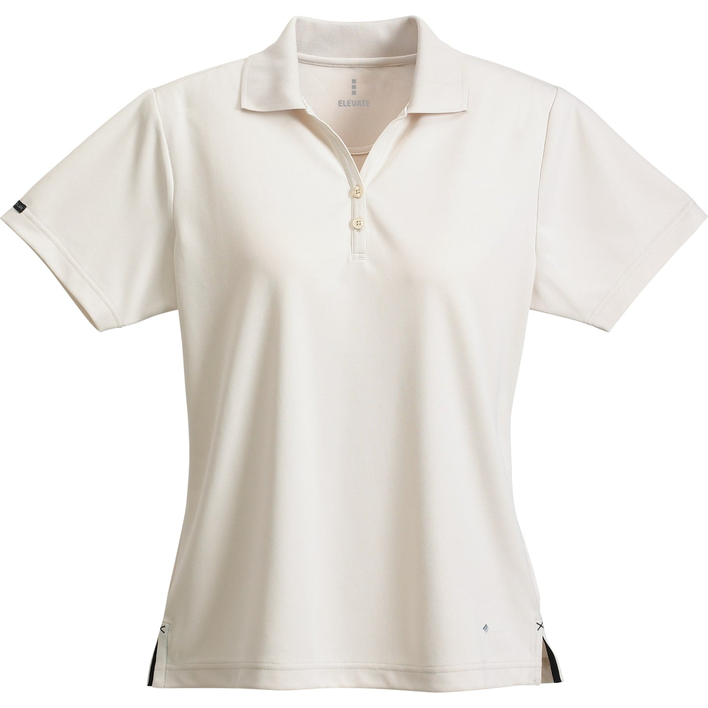 Womens MORENO TEXT MICRO SS POLO