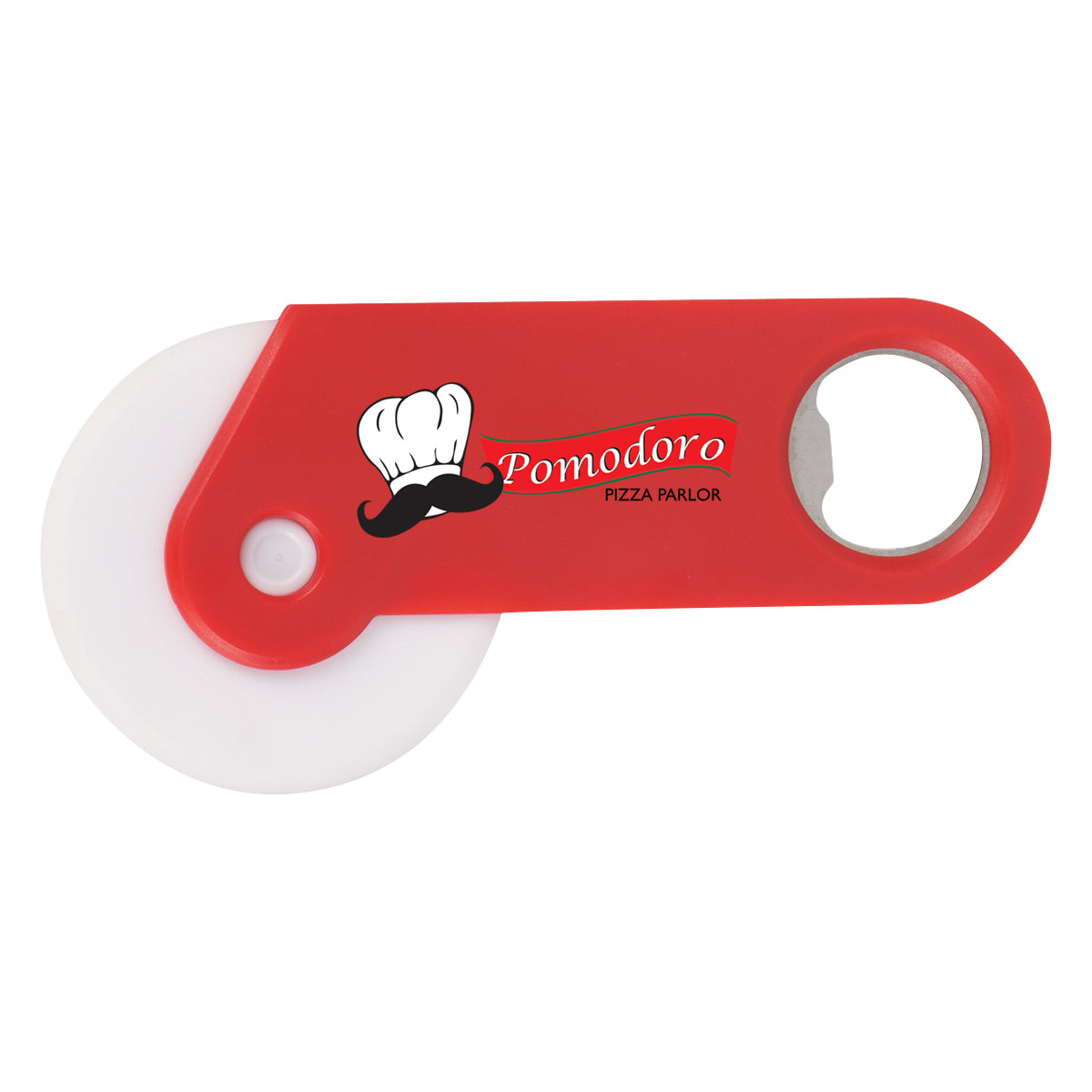 Pizza Cutter With Bottle Opener