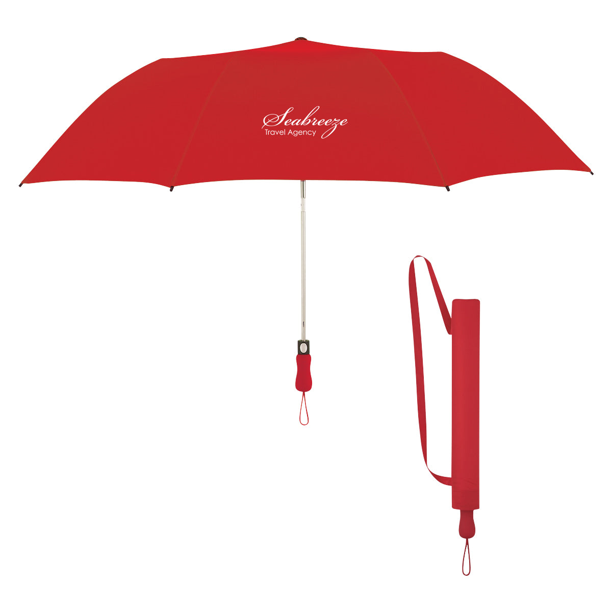 58" Arc Telescopic Folding Umbrella