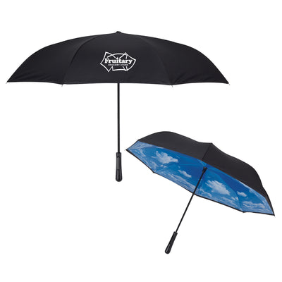 48" Arc Blue Skies Inversion Umbrella