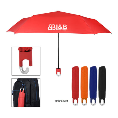 38" Arc Clipper Compact Telescopic Umbrella