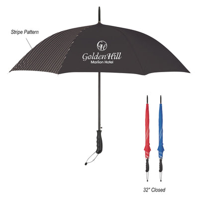 46" Arc Stripe Accent Panel Umbrella