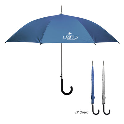 46" Arc Matte Metallic Umbrella