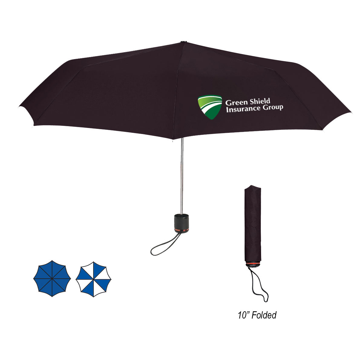 43" Arc Super-Mini Telescopic Folding Umbrella