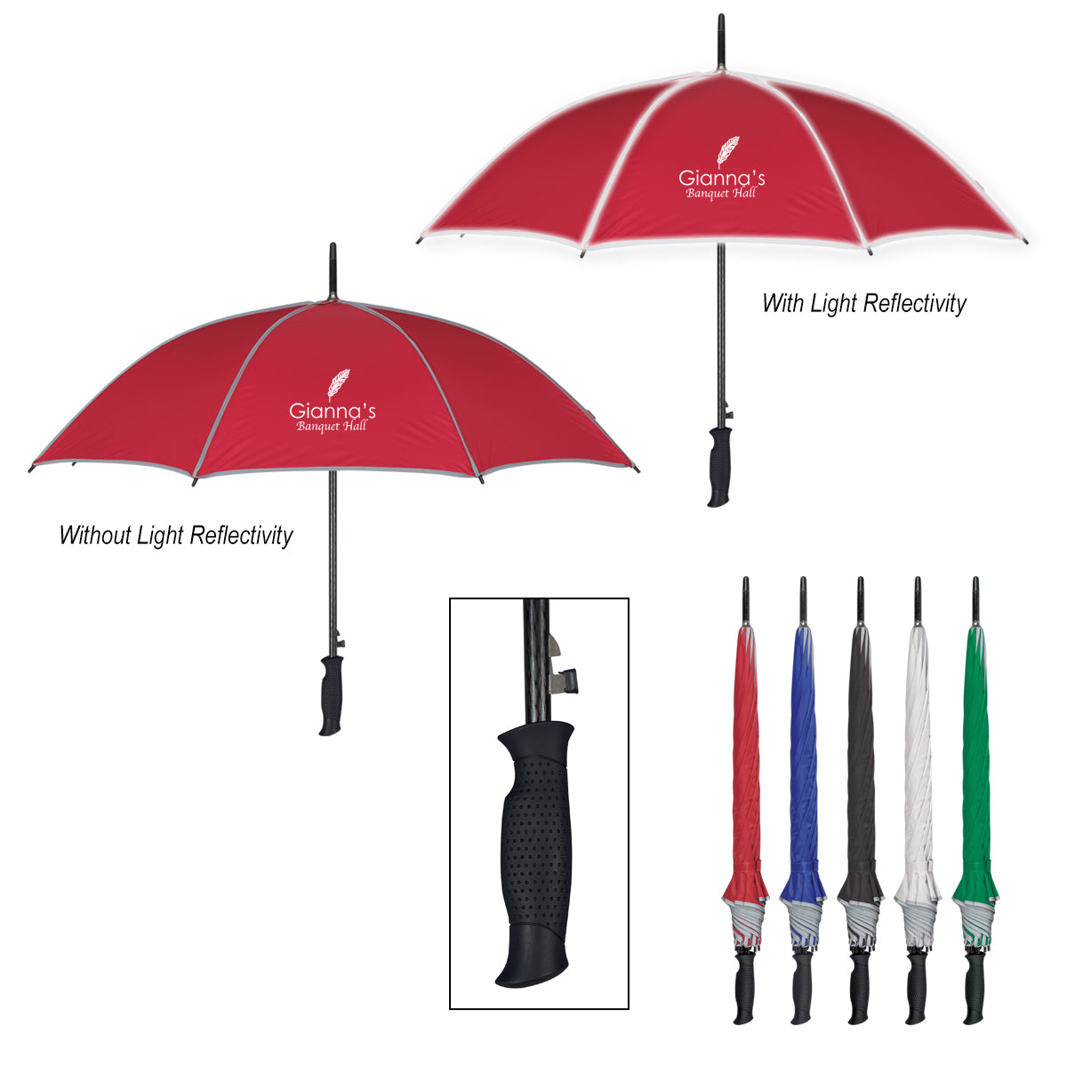 46" Arc Reflective Umbrella