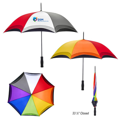 46" Arc Rainbow Umbrella