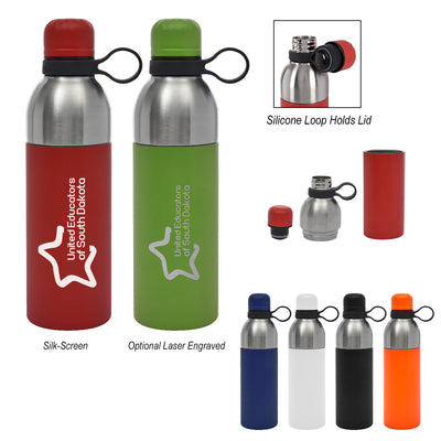 18 Oz. Maxwell Easy Clean Stainless Steel Bottle