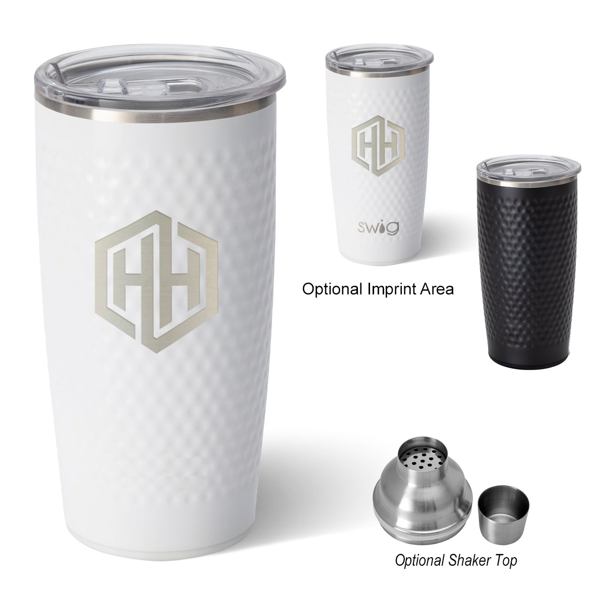 22 Oz. Swig Life™ Stainless Steel Golf Tumbler