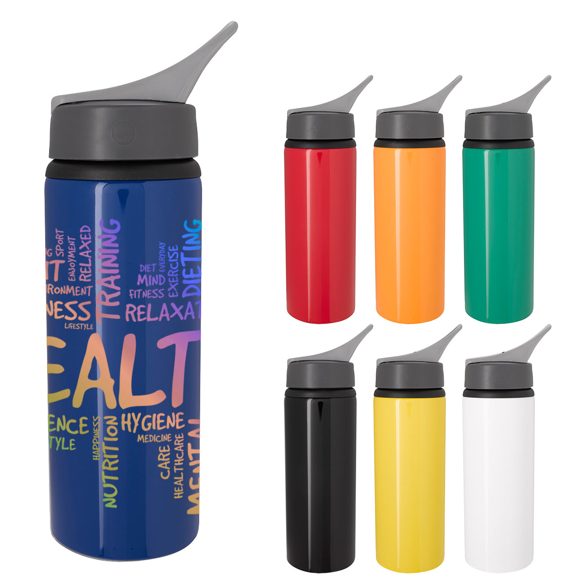 25 Oz. Full Color Tario Aluminum Bike Bottle