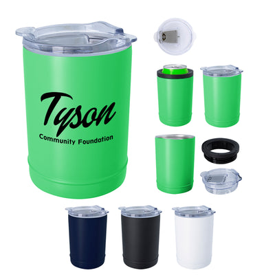 2-In-1 Copper Insulated Beverage Holder And Tumbler