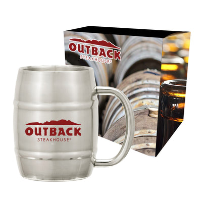 14 Oz. Moscow Mule Barrel Mug with Custom Box