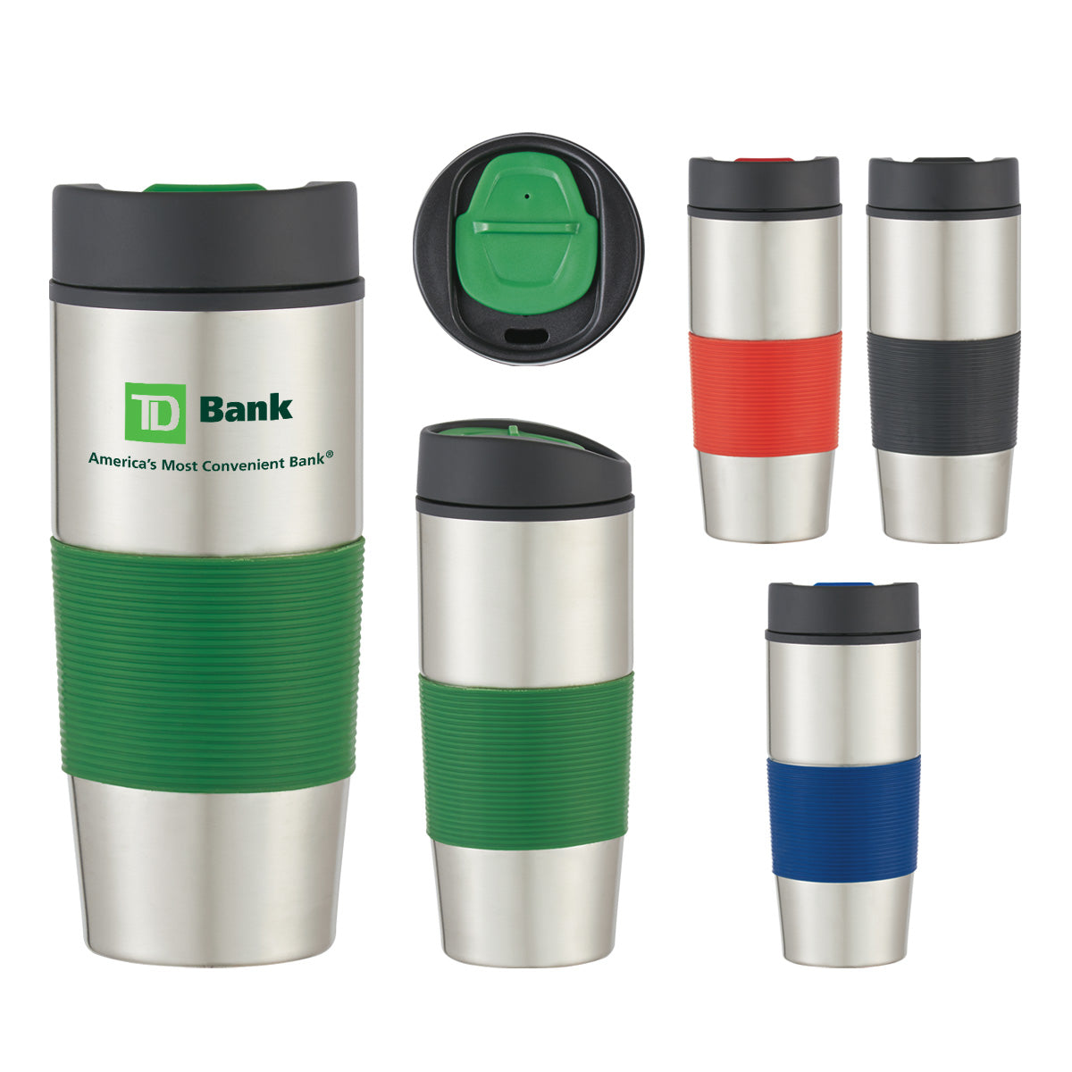 18 Oz. Gripper Stainless Steel Tumbler