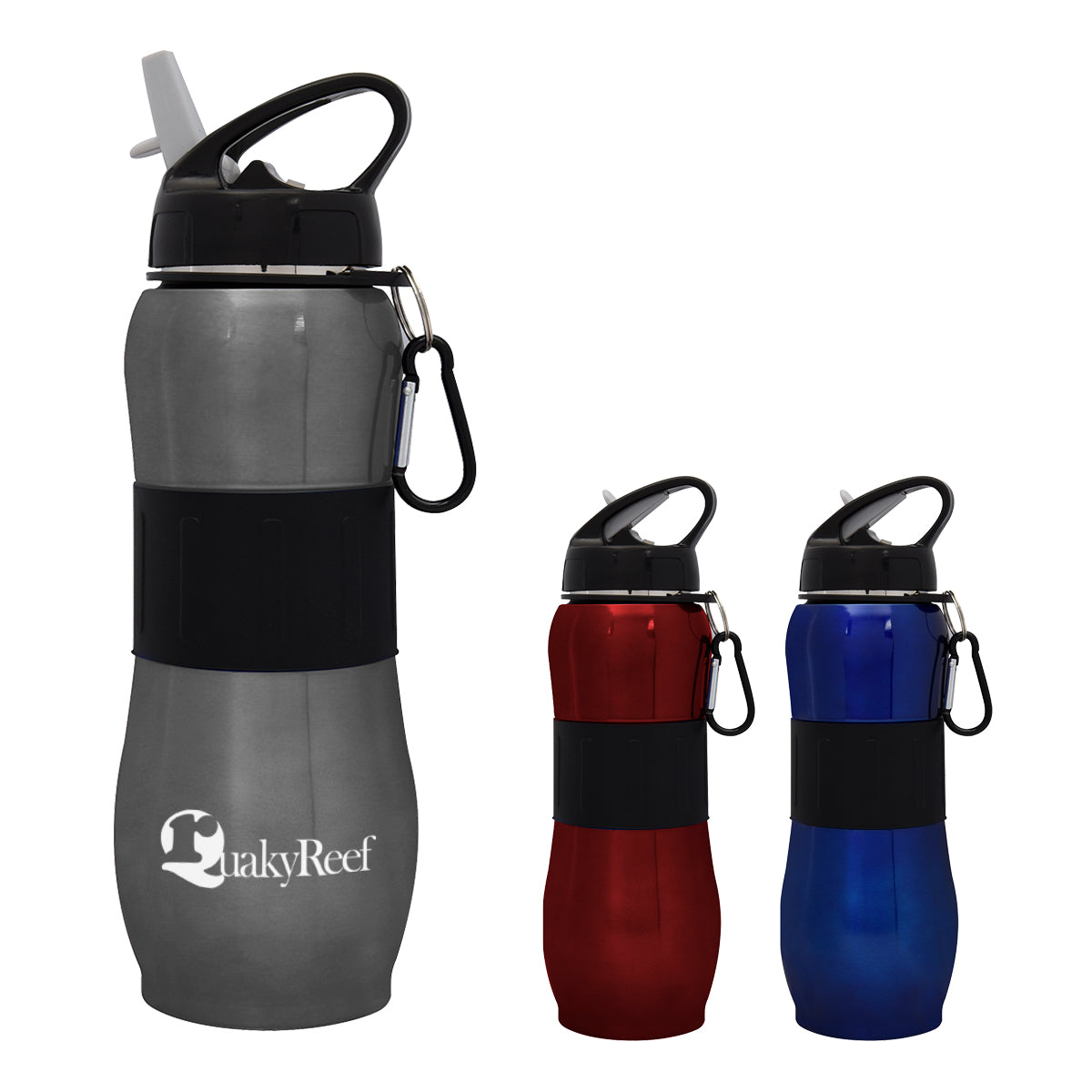 28 Oz. Sport Grip Stainless Steel Bottle