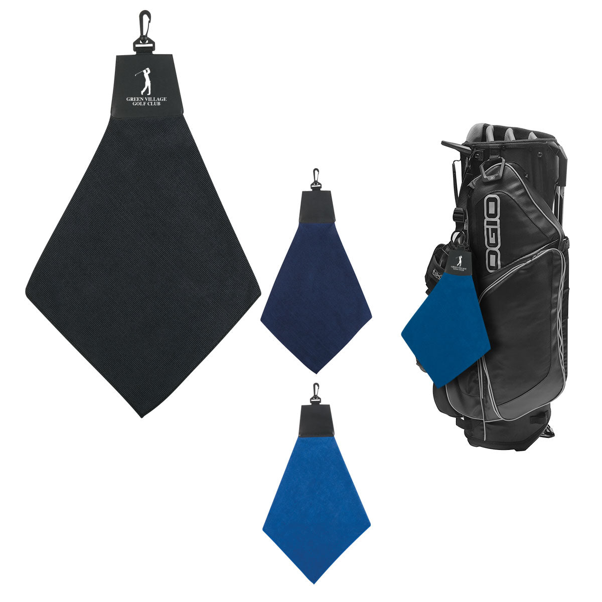 Triangle Fold Golf Towel