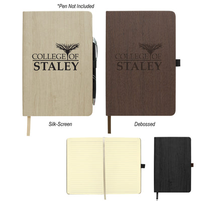 Woodgrain Look Notebook