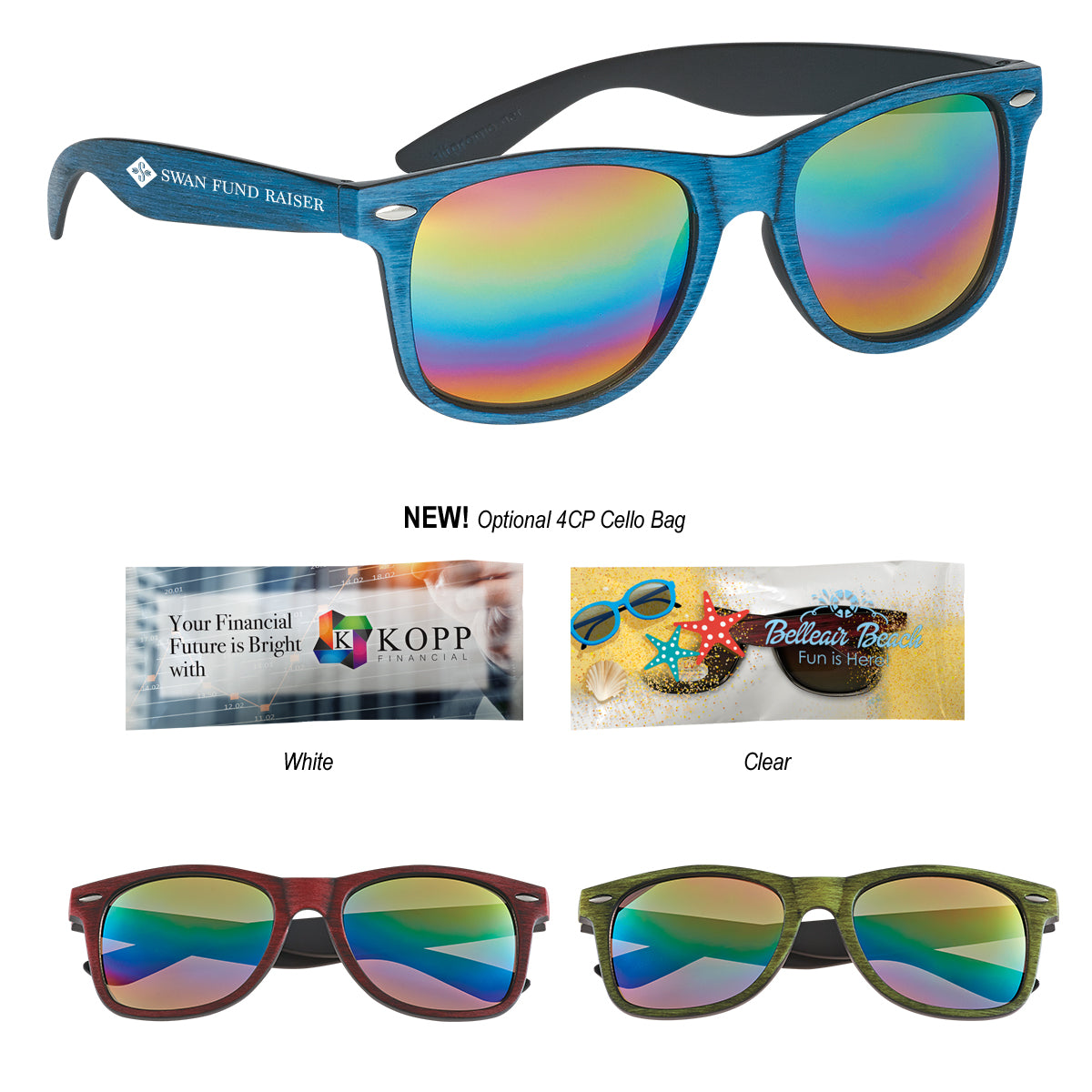 Woodtone Mirrored Malibu Sunglasses