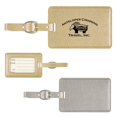 Metallic Luggage Tag