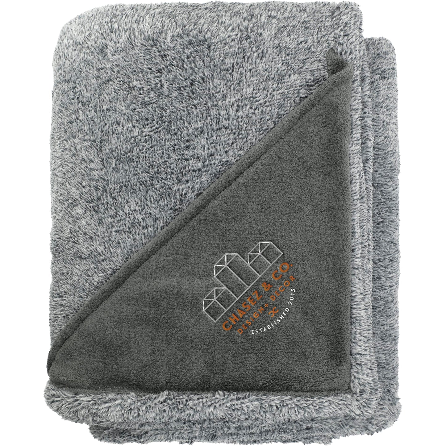 Heathered Fuzzy Fleece Blanket