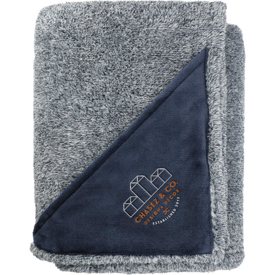 Heathered Fuzzy Fleece Blanket