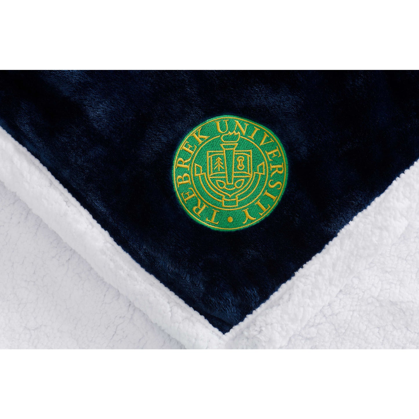 Field & Co. Chevron Striped Sherpa Blanket
