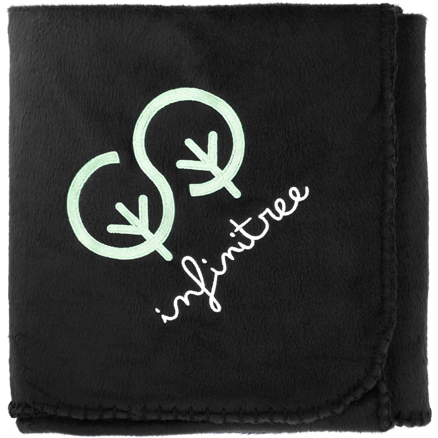 100% Recycled PET Fleece Blanket with RPET Pouch