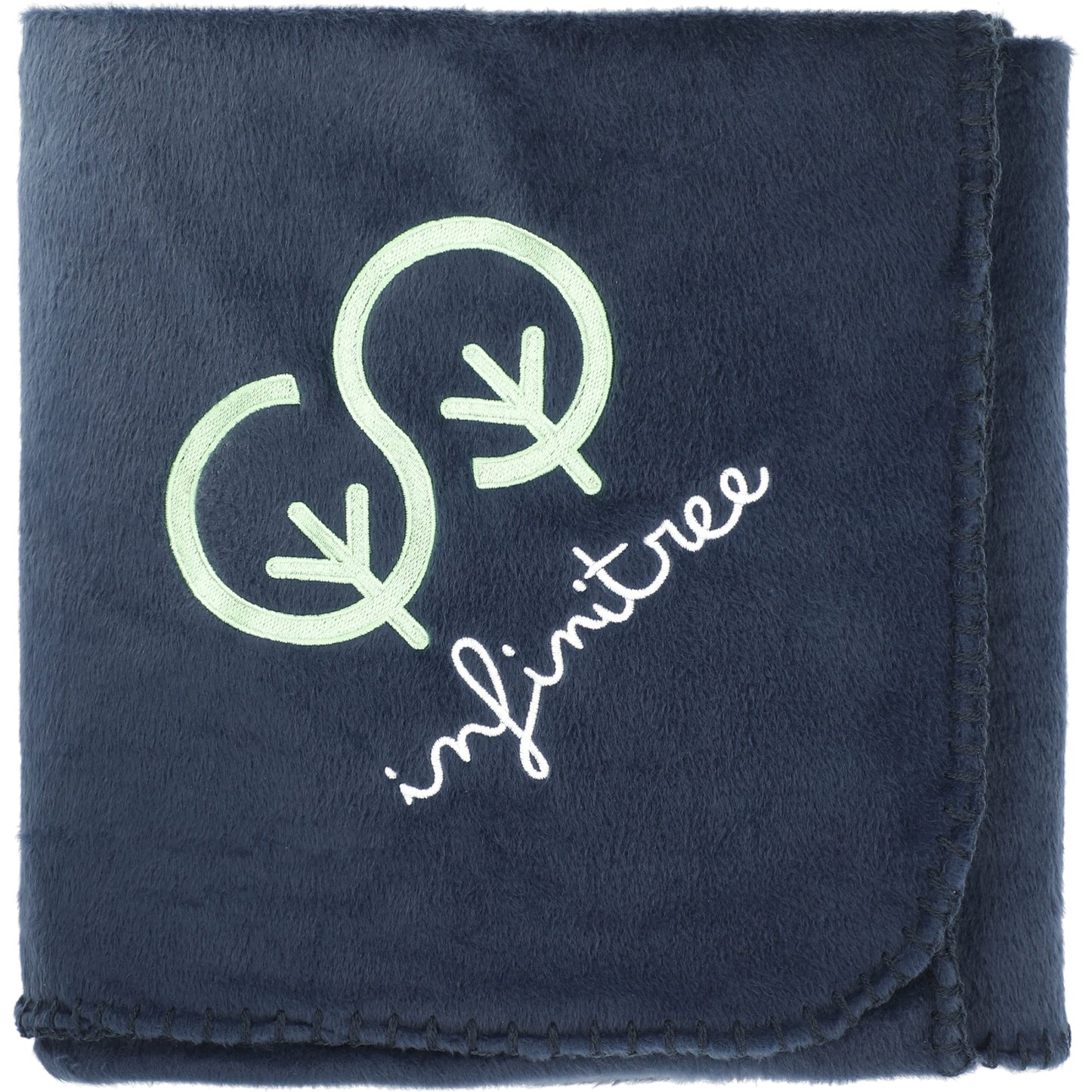 100% Recycled PET Fleece Blanket with RPET Pouch