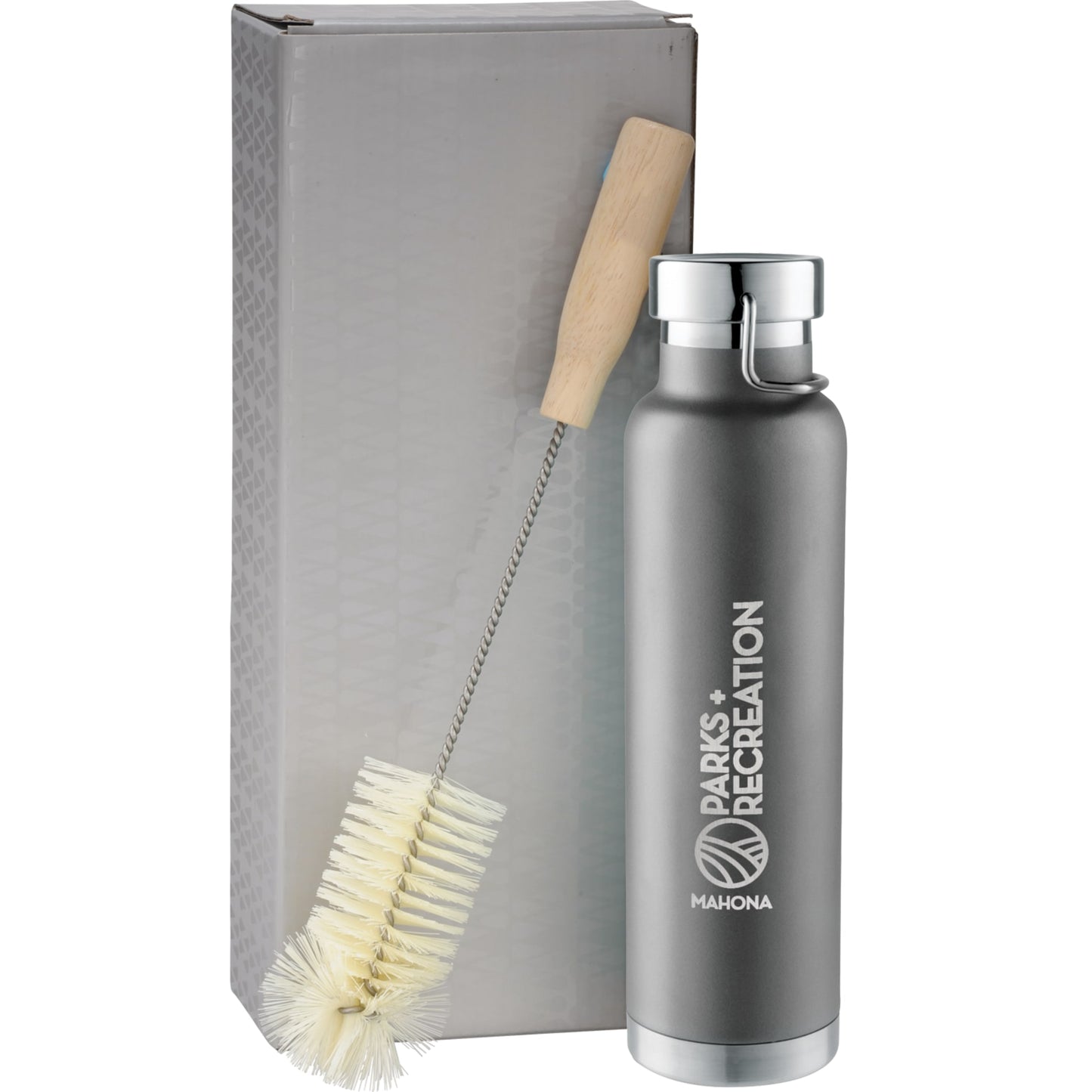 Thor Copper Vacuum Bottle with Brush 22oz