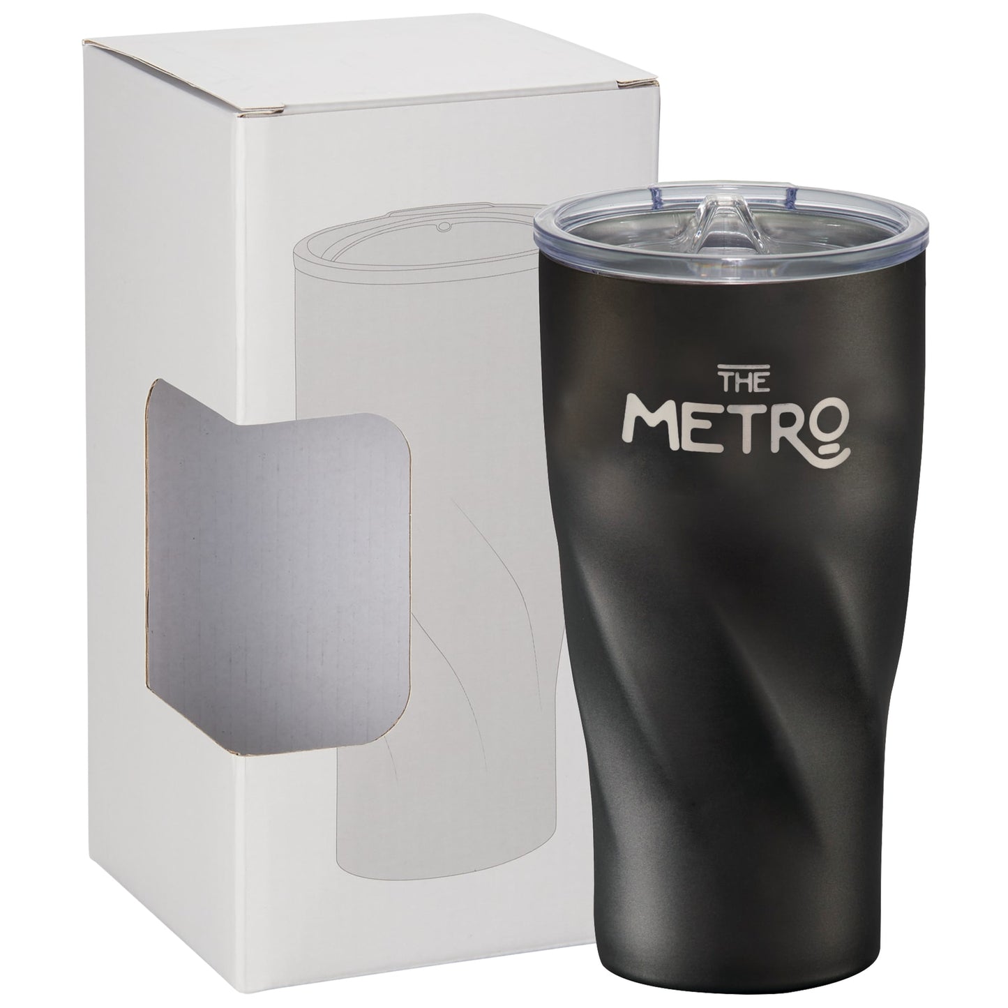 Hugo Copper Vacuum Tumbler 20oz With Window Box