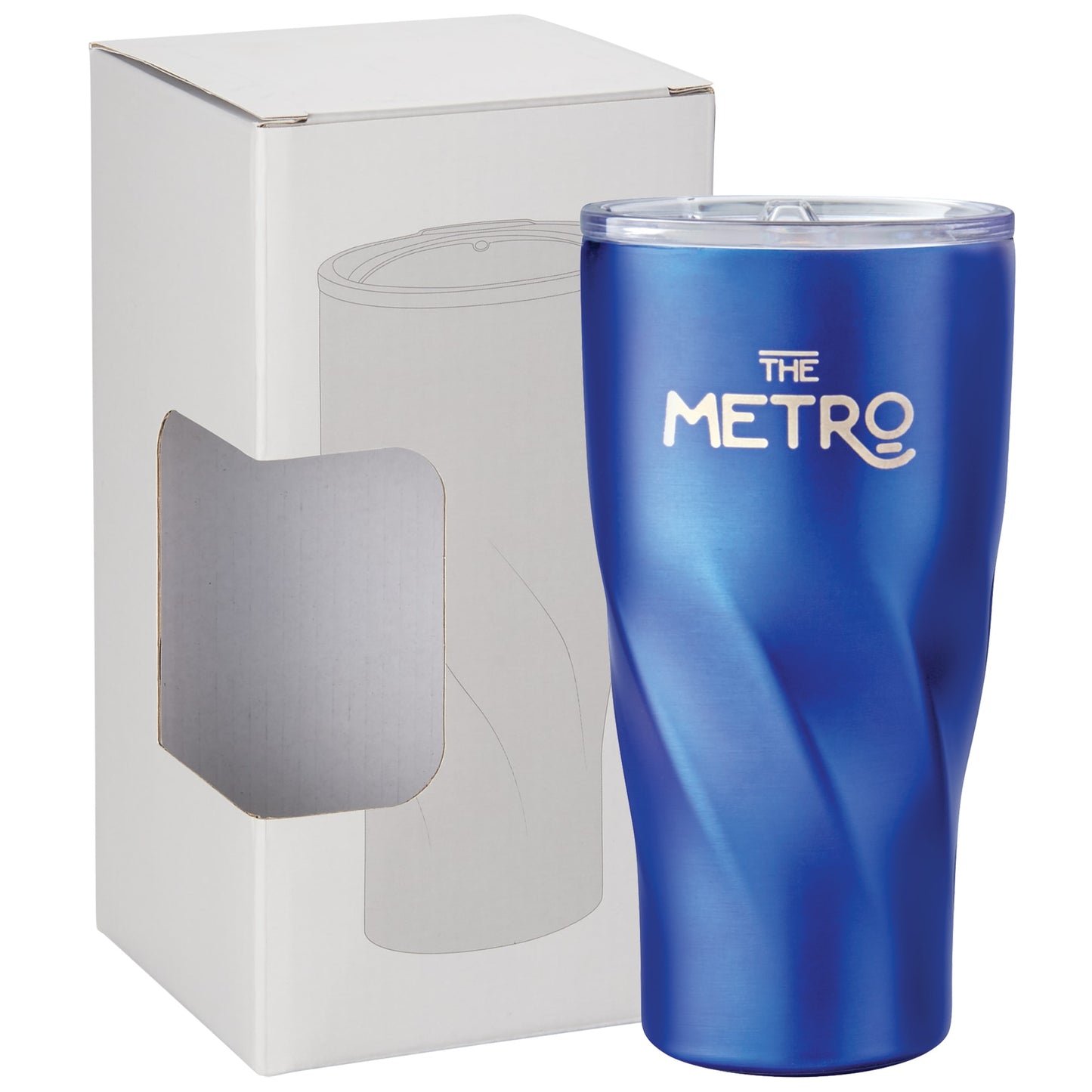 Hugo Copper Vacuum Tumbler 20oz With Window Box