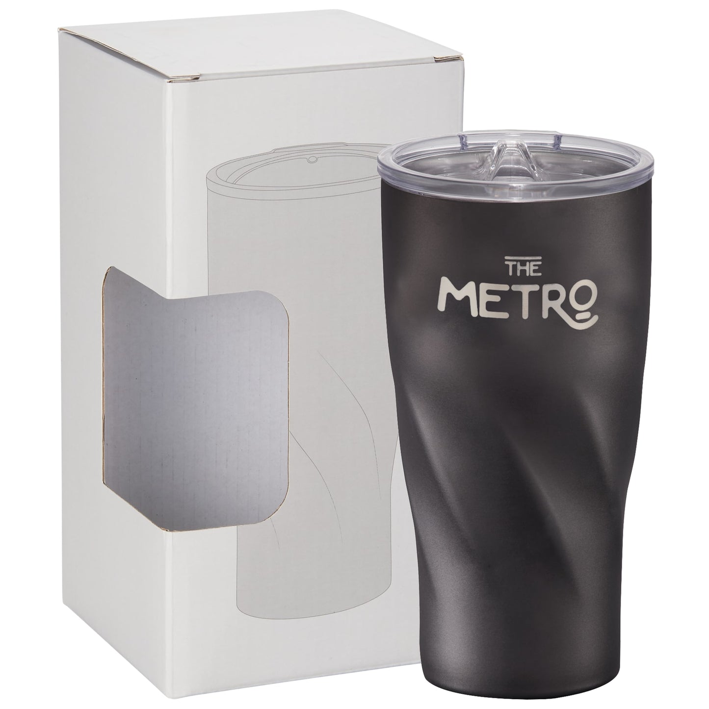Hugo Copper Vacuum Tumbler 20oz With Window Box