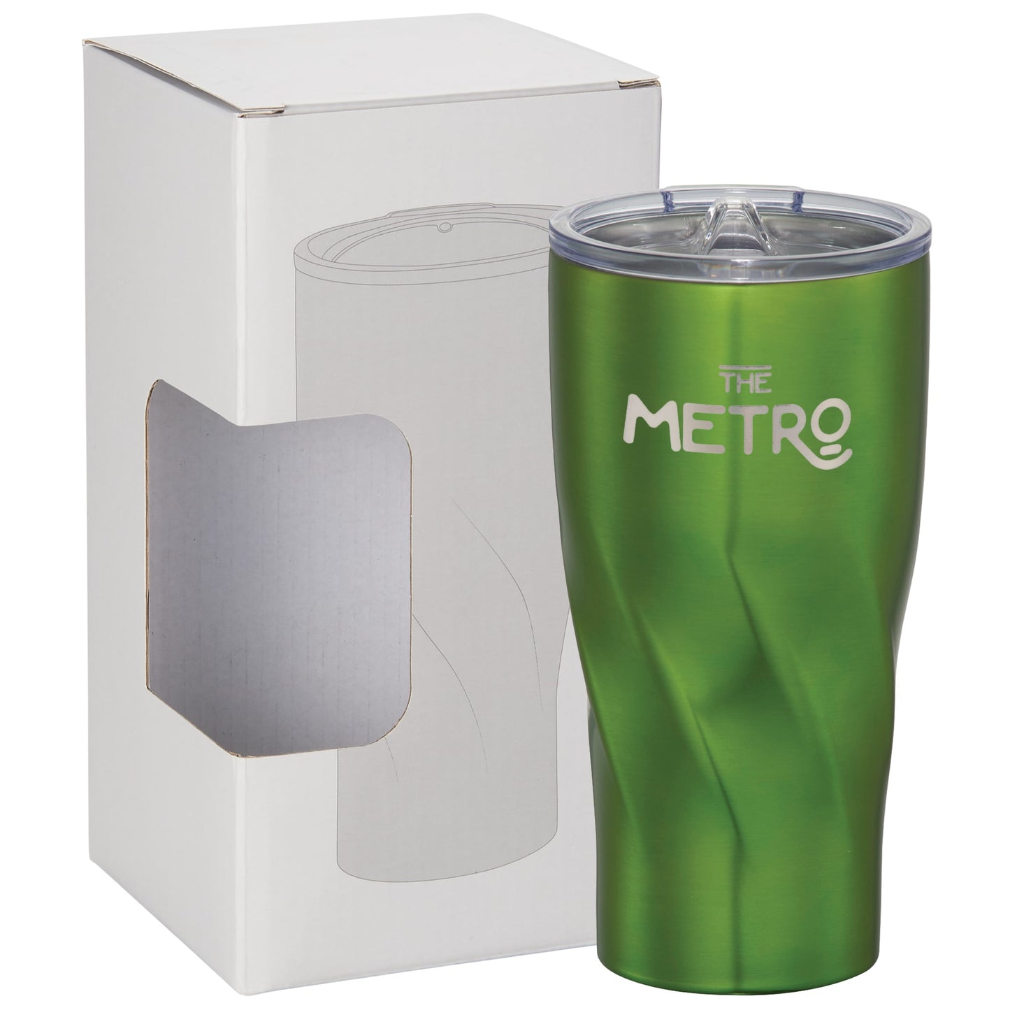 Hugo Copper Vacuum Tumbler 20oz With Window Box
