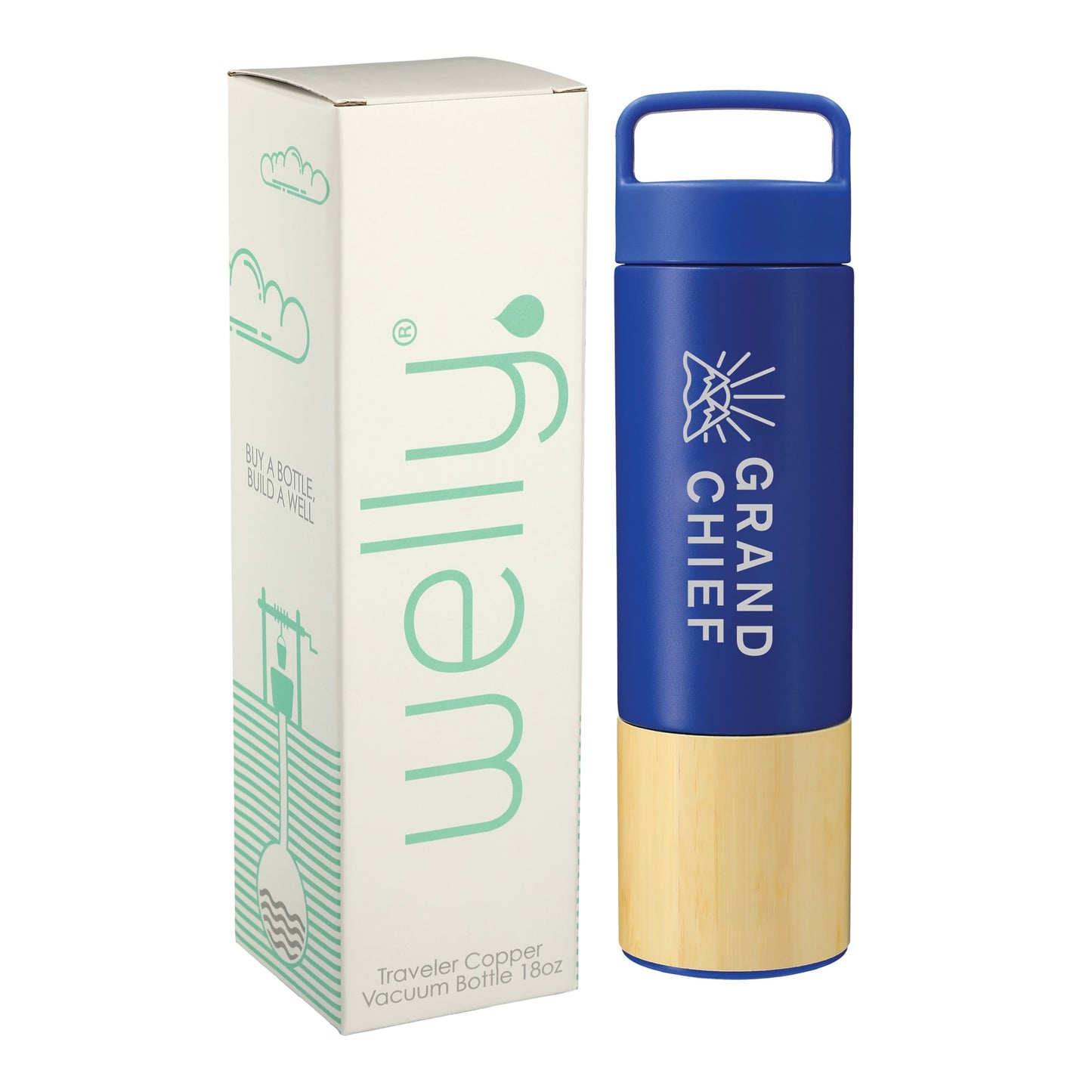 Welly Traveler Copper Vacuum Bottle 18oz w/ GB