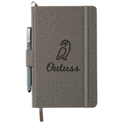 5.5in x 8.5in Heathered Hard Bound JournalBook