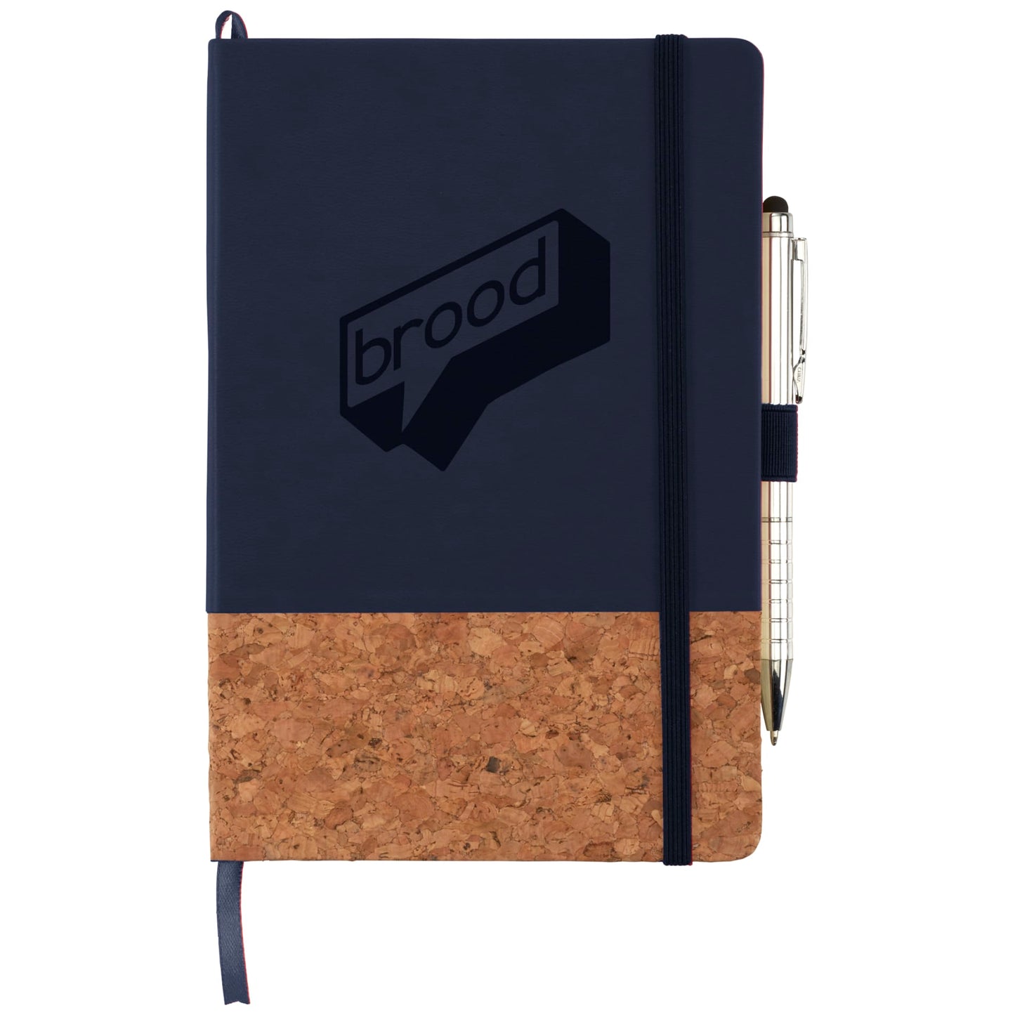 5.5in x 8.5in FSC Lucca Cork Hard Bound JournalBook