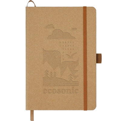 5.5in x 8.5in Washable Kraft Stone Bound JournalBook