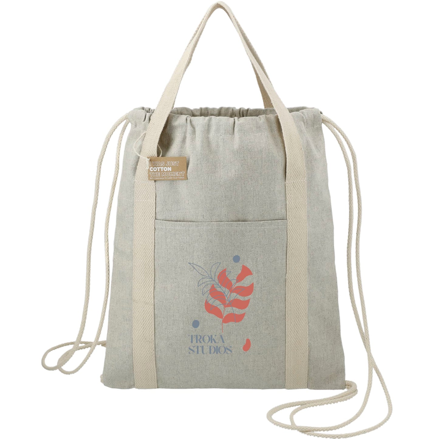 Repose 5oz. Recycled Cotton Drawstring Bag