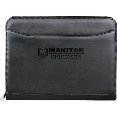 Millennium Leather Zippered Padfolio