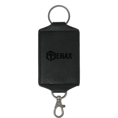 Kenneth Cole Leather Keychain Luggage Tag