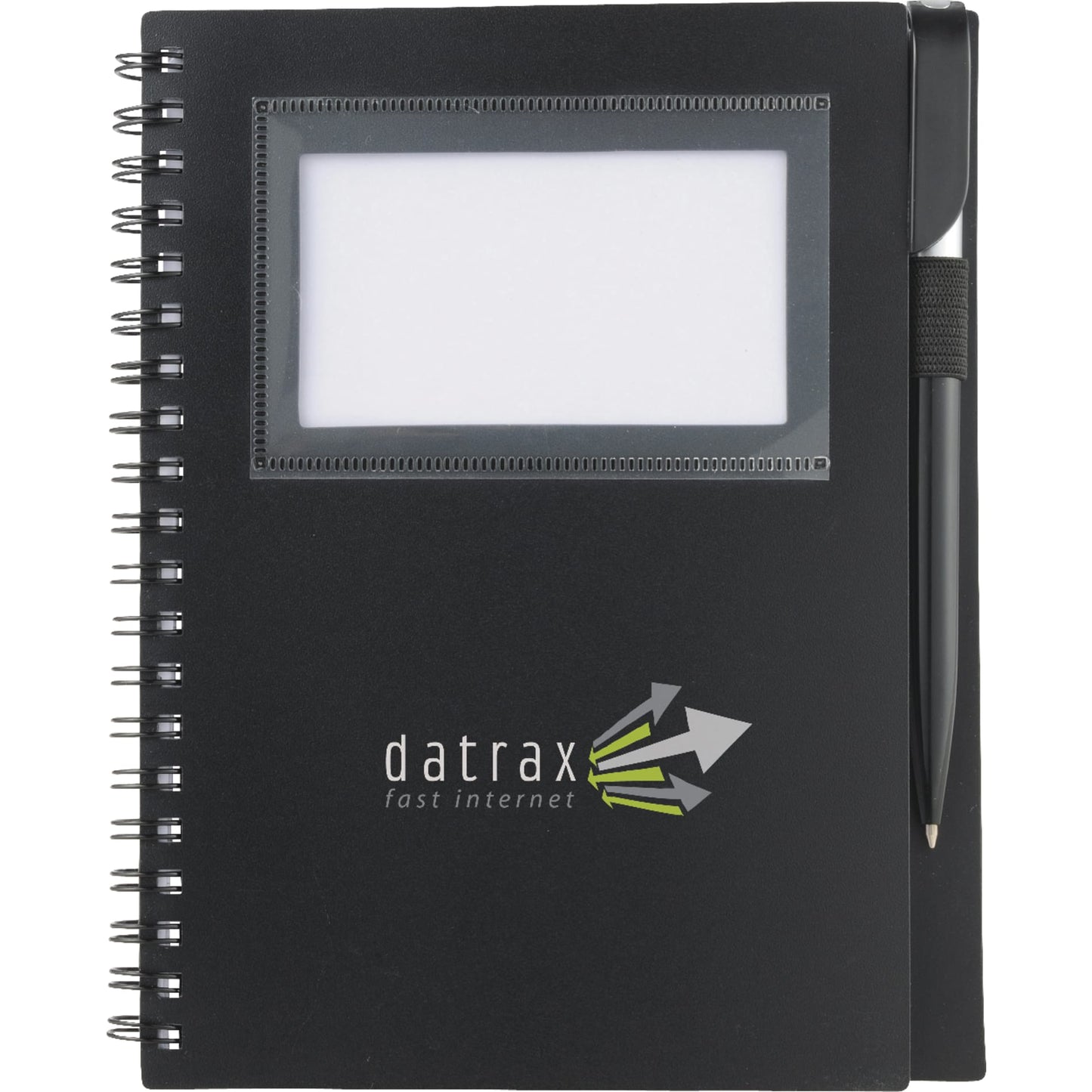 5.5in x 7in Star Spiral Notebook w/Pen