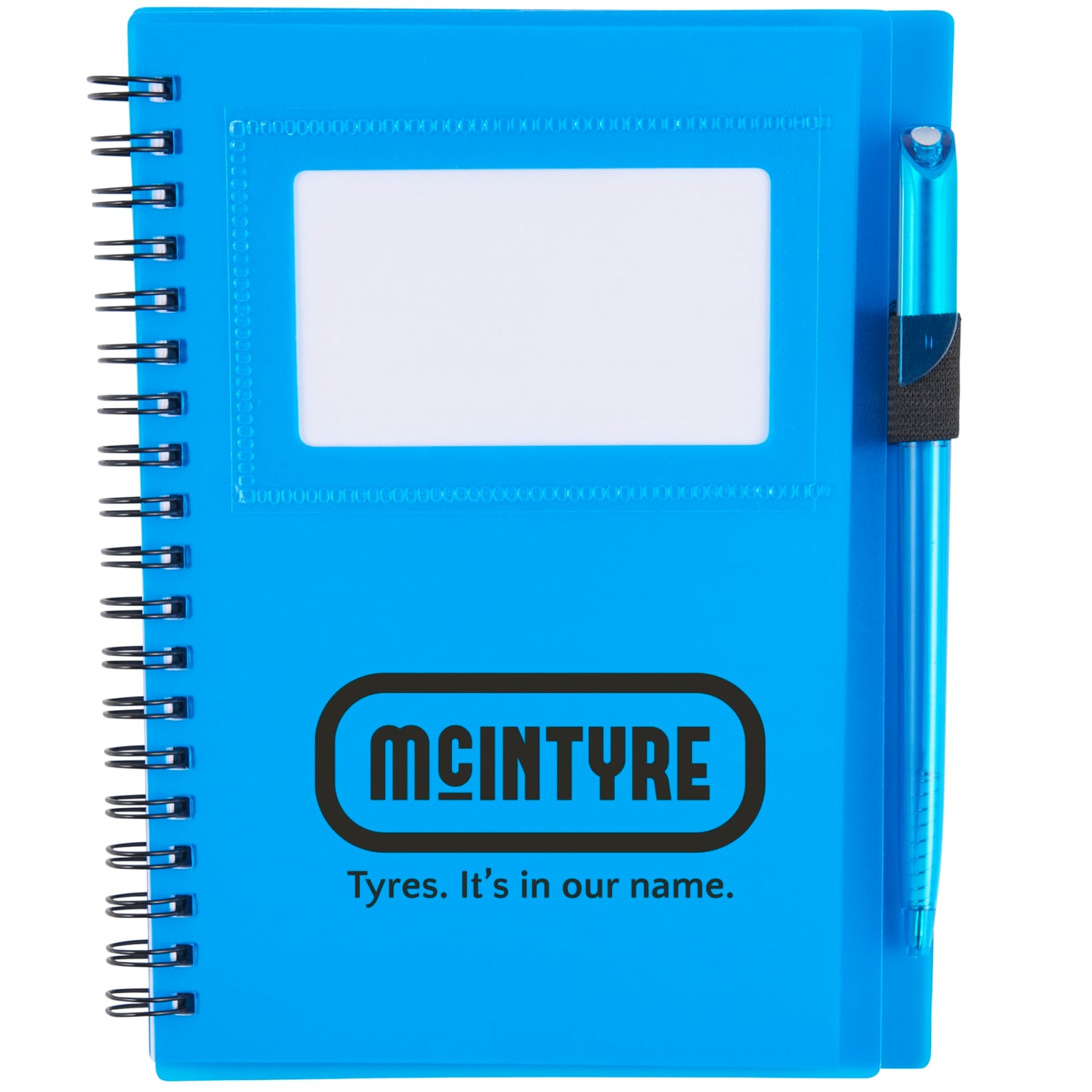 5.5in x 7in Star Spiral Notebook w/Pen