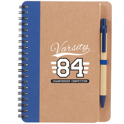 5in x 7in Eco Spiral Notebook with Pen